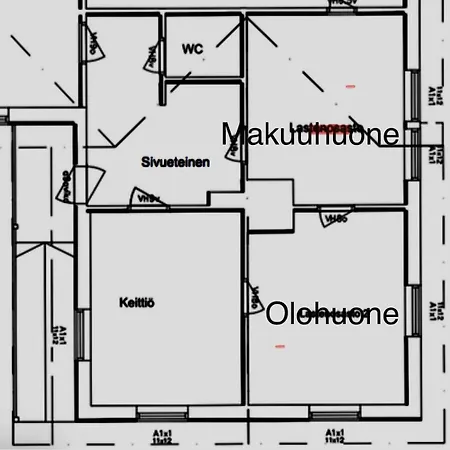 아파트 Tunnelmallinen Karsikon Kansakoulu - Jaettu Kylpyhuone *
